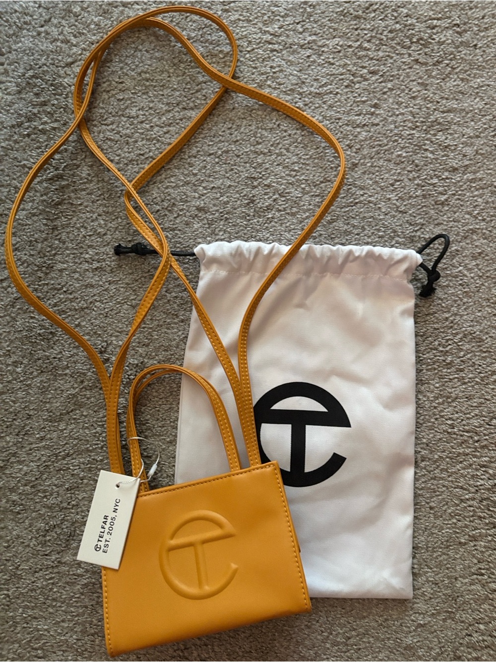 Telfar Small Shopping Bag Mustard